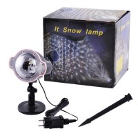 Светодиодный лазерный проектор Star Shower 3-Color  809-3-х цветный, дом+улица, 2 кронштейна, Waterproof