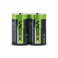 Батарейка щелочная Videx LR20/D 2шт SHRINK
