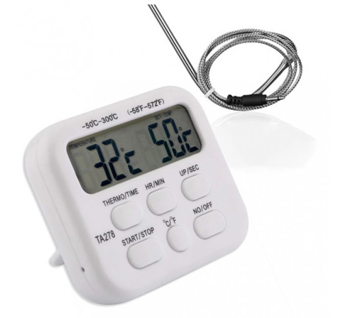 Термометр кухонный ТА-278 с выносным датчиком от -50 до 300°С