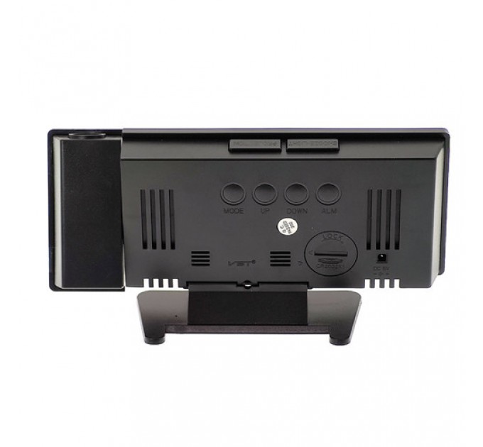 Часы сетевые проекционные VST-896S-4, зеленые, температура, USB