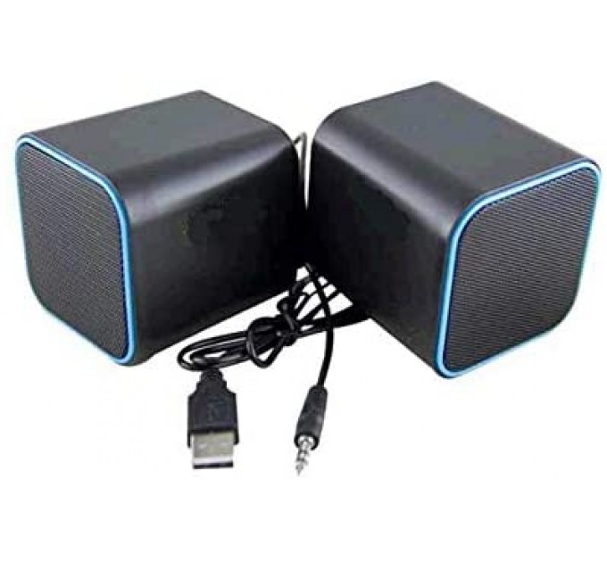 Колонки 2.0 HAVIT HV-SK473 USB Black/Blue