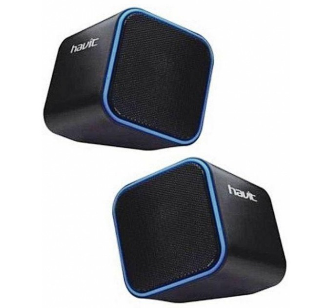 Колонки 2.0 HAVIT HV-SK473 USB Black/Blue