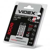 Акумулятори Videx HR03/AAA 1000mAh, блістер 2 шт