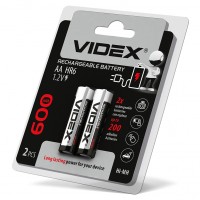 Акумулятори Videx HR6/AA 600mAh, блістер 2 шт