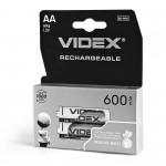 Акумулятори Videx HR6/AA 600mAh double blister/2шт Акумулятори Videx HR6/AA 600mAh double blister/2шт