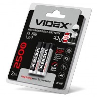 Акумулятори Videx HR6/AA 2500mAh, блістер 2 шт