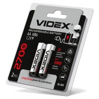 Акумулятори Videx HR6/AA 2700mAh, блістер 2 шт