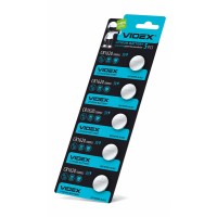 Батарейка литиевая Videx CR1620 5шт BLISTER CARD