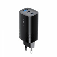 Зарядний пристрій HAVIT UC20 GaN 67W USB-A+2xUSB-C Black