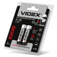 Акумулятори Videx HR6/AA 1000mAh, блістер 2 шт