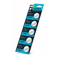 Батарейка литиевая Videx CR2450 5шт BLISTER CARD