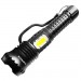Фонарь BL-A95-P50+COB, 1x18650, zoom, ЗУ microUSB, Box