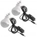 Фонарь переносной Luxury 1902 T, 5W+22SMD, 2 лампы 3W, power bank, встр. аккум., солнечная батарея, ЗУ 220V,