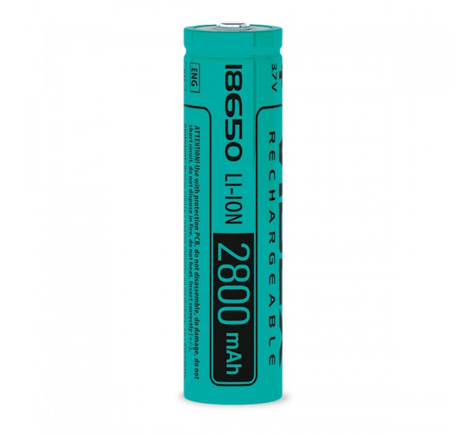 Акумулятор Videx літій-іонний 18650 (без захисту) 2800mAh bulk/1шт