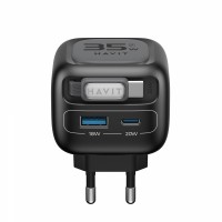 Зарядний пристрій HAVIT UC251 GaN 35W USB-A+USB-C +Кабель USB-C