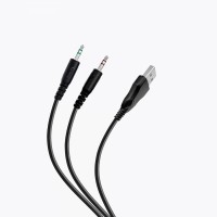 Игровые наушники с микрофоном HAVIT HV-H2168d USB + 3.5мм