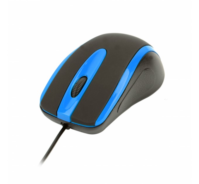 Проводная мышь HAVIT HV-MS753 USB Black/Blue (1000 DPI, 3 кл)