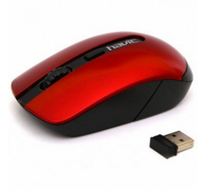 Беспроводная мышь HAVIT HV-MS989GT Black/Red (1600 DPI, 4 кл)
