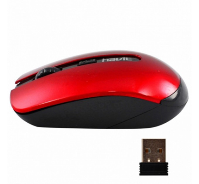 Беспроводная мышь HAVIT HV-MS989GT Black/Red (1600 DPI, 4 кл)