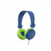 Наушники проводные накладные HAVIT HV-H2198D Blue/Green c микрофоном