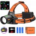 Фонарь налобный NIGHT VISION FLUORESCENCE BL-T67-TG+COB(white+red), 3x18650, 1 режим, power bank, ЗУ Type-C,