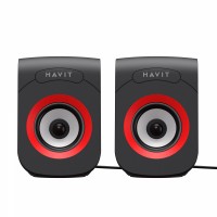 Стерео колонки HAVIT SK599 USB 6W Black/Red