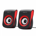 Стерео колонки HAVIT SK599 USB 6W Black/Red