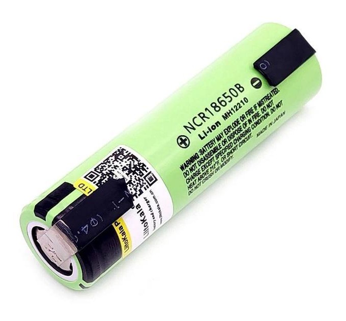Аккумулятор 18650, LiitoKala 34B-N, 3400mah, с контактами под пайку, ОРИГИНАЛ