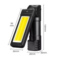 Фонарь WORKLIGHT 2 в 1 5305-COB(WHITE+YELLOW), Li-Ion аккумулятор, поворот180º+180º, магнит, ЗУ Type-C