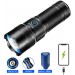 Фонарь AK180 WHITE LASER LED PM30-TG, 1х38650, power bank, ЗУ Type-C, zoom, 5 фильтров