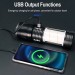 Фонарь со светильником CH-5021-TG+COB, Li-Ion аккум., ЗУ Type-C, zoom