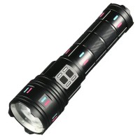 Фонарь NIGHT VISION FLUORESCENCE AK177-WHITE LASER LED PM60-TG, 8x18650 3.7V, power bank, ЗУ Type-C, zoom, 5
