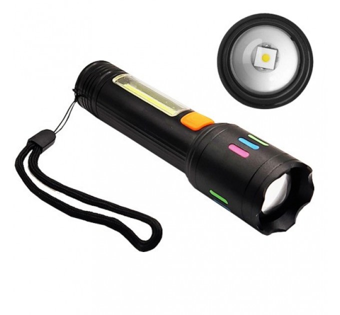 Фонарь NIGHT VISION FLUORESCENCE GT-505-TG+COB(white+red),  Li-Ion аккум., ЗУ Type-C, zoom