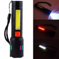 Фонарь NIGHT VISION FLUORESCENCE GT-505-TG+COB(white+red),  Li-Ion аккум., ЗУ Type-C, zoom