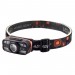 Фонарь налобный WH-0188-XPE+SMD(white+red), Motion Sensor, Li-Ion аккумулятор, ЗУ Type-C