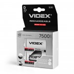 Акумулятори Videx HR20/D 7500mAh double blister/2шт Акумулятори Videx HR20/D 7500mAh double blister/2шт