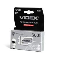 Акумулятори Videx 6HR61 300mAh blister/1шт