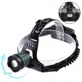 Фонарь налобный Police 2188-T6, 2х18650, zoom, ЗУ microUSB, Box