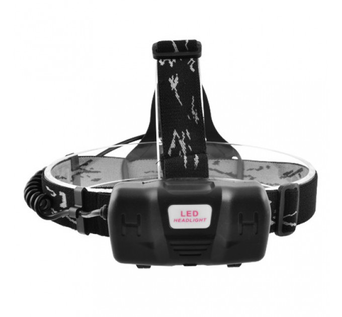 Фонарь налобный Police 2188-T6, 2х18650, zoom, ЗУ microUSB, Box