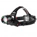 Фонарь налобный NIGHT VISION FLUORESCENCE SY-8087 1 РЕЖИМ PM10-TG, 2x18650, signal light, ЗУ Type-C, zoom, Box