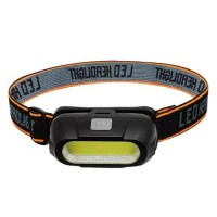 Фонарь налобный KX-213-COB, 1x18650, ЗУ Type-C, Box