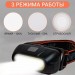 Фонарь налобный KX-213-COB, 1x18650, ЗУ Type-C, Box