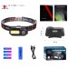 Фонарь налобный 1804-LED(red)+COB(white), 1x18650, ЗУ Type-C