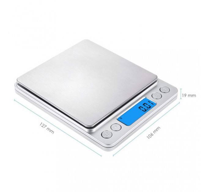 Весы ювелирные 6295, 3кг (0.1г) +чаша