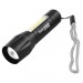 Фонарь Police 511-XPE+COB, Li-Ion аккум., zoom, ЗУ microUSB