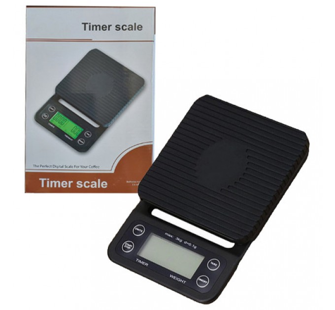Весы кухонные K07, 5кг (0,1г) с таймером, чаша