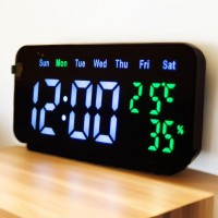 Часы сетевые VST-912Y-6, температура, влажность, USB