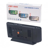 Часы сетевые проекционные VST-900S-4, зеленые, температура, влажность, USB