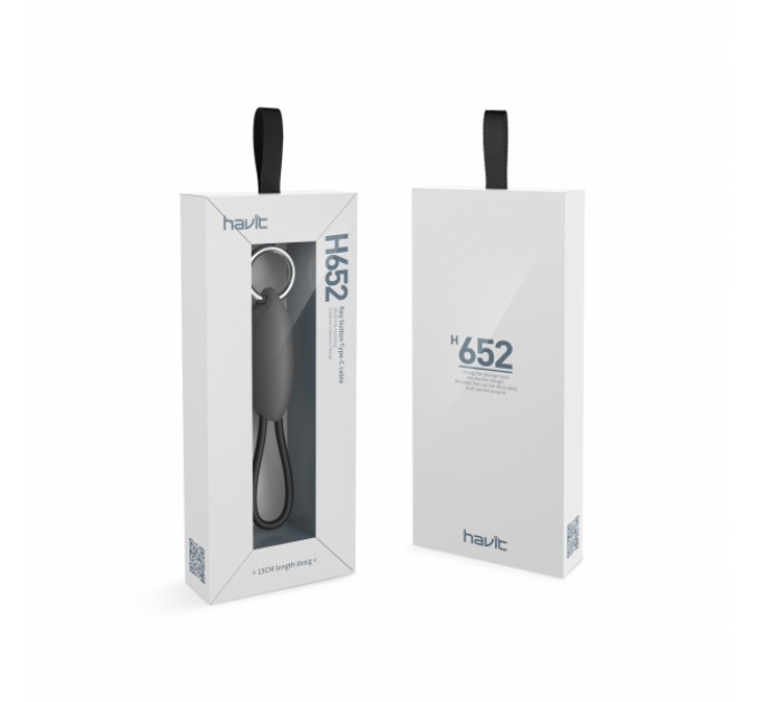 Кабель HAVIT HV-H652 Type-C 22см