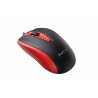 Проводная мышь HAVIT HV-MS871 USB Red (1200 DPI, 3 кл)
